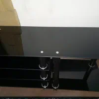 فروش میز تلویزیون دسته دوم شیشه ای