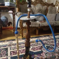 قلیان چوب طعم پرتغال خامه میکشیدم خودم
