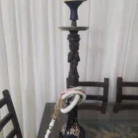 قلیون چوب گردو با رخ بز