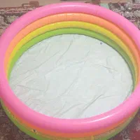 استخر بادی برای فرزند آپارتمان نشینان عزیز .