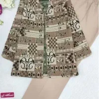 مانتو کت شلوار تافته مازراتی مزون دوز مجلسی مرغوب.