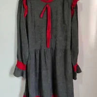 لباس مخمل کبریتی