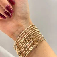 النگو بسیار زیبا و ظریف سبک طلا طرح نغمه