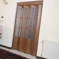 پرده کشویی پی وی سی وچرم آکاردیونی
