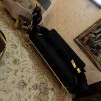 مبل راحتی پارچه خارجی برند میرزاده شاندیز ده نفره