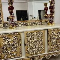 آینه کنسول ویترین ساعت