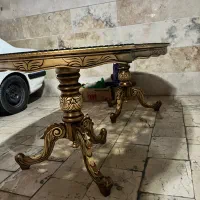میز ناهار خوری  هشت نفره تمام چوب سالم و نو