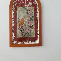تابلو آیینه نقاشی شده