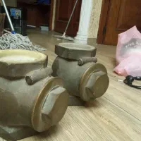شیر یکطرفه دریچه ای 4 اینچ خودکار برنجی پیمان