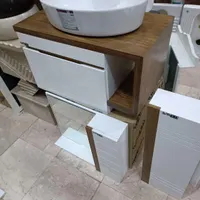روشویی کابینتی سایز ۷۳ طرح چوب ، طوسی ، طوسی پتینه|لوازم سرویس بهداشتی|تهران, سرآسیاب مهرآباد|دیوار