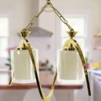 لوستر دوشاخه فنری اعلا
