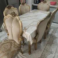 میز نهارخوری ۶ نفره سلطنتی