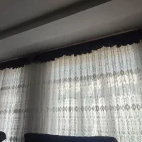 پرده گیپور زیبا همراه با کتیبه
