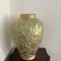 گلدان سفالی کار دست