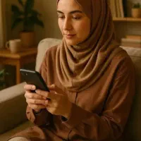 کار در منزل با گوشی دست