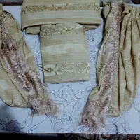 ۲عدد پرده ۲متری با یالار رو