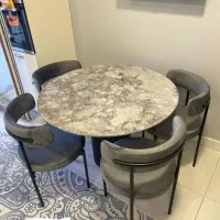 صندل نهارخوری فلزی مینیمال