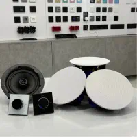 پکیج سیستم صوتی /اسپیکر سقفی/آمپلی فایر/رقص نور