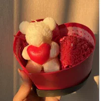 شمع گل لاله وشمع های میوه ای باکس شمع کادویی