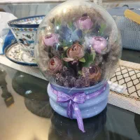 باکس شیشه ای گل