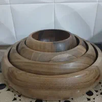 سرویس پذیرایی چوبی/ظروف چوبی/گردو/دکوری