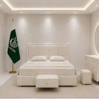 تخت دونفره ست کامل تمام لمسه مسکو