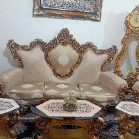 مبل سلطنتی ۹نفره اعیانی چوب راش به شدت نونو