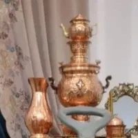 ست سماور مسی سنگین