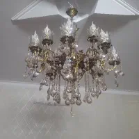 لوستر برنجی ۸ شاخه