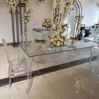 میز پلکسی شیشه ای