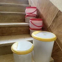 سطل و دبه  درب دار پلاستیکی