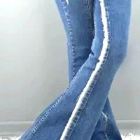شلوار لی بوت کات آبی