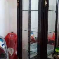 ویترین وآینه همراه میزوشمعدان