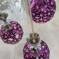 لوستر استیل سه شاخه سالم