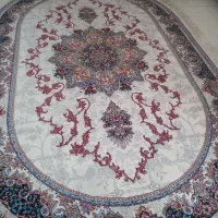فرش ماشینی بیضی
