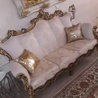 مبل سلطنتی با ست ناهارخوری ۶نفره