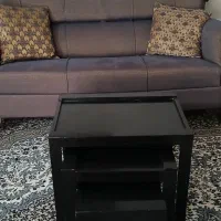 ۳ عددمیز عسلی باشیشه دودی