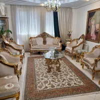 مبل استیل سلطنتی چوب سوپر راش با ناهار خوری ۸ نفره