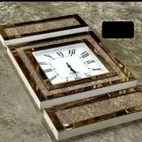 فروش ساعت دیواری الماسی سه تکه آرامگرد