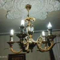 لوستر استیل آب طلا 5
