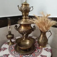 سماور ذغالی برنجی