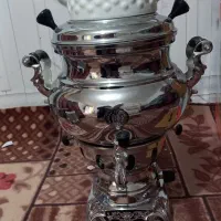 ۲عددسماور گازی نو دوچرخه کیف زودپزآینه شمعدون