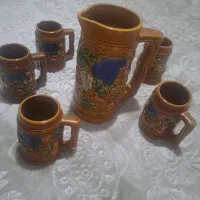 پارچ و لیوان قدیمی ژاپن