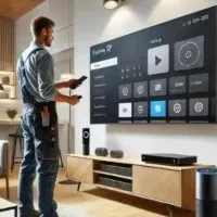 نصب انتن و تنظیم تلوزیون
