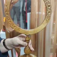 قاب آینه پایه دار منبتکاری شده