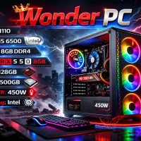 کیس کامپیوتر گیمینگ جایگزین ps4  رم ۱۲ گرافیک ۸