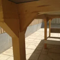 تخت چوبی|تخت و سرویس خواب|شاهین‌شهر, خانه کارگر|دیوار