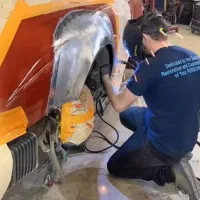 جوش شاسی ماشین های تصادفی و شکسته و سنگین