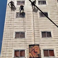 پیچ رولپلاک نما رنگ آمیزی و نقاشی شستشو نما راپل