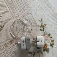 شارژر ایفون به همراه تبدیل تایمر دار و هنذفری اصلی